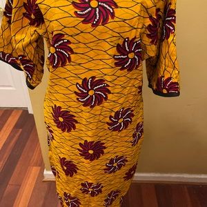 African hand made dress